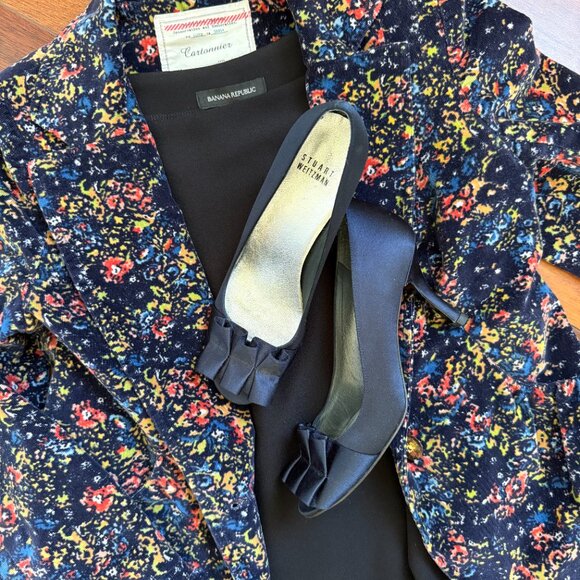 ANTHROPOLOGIE CARTONNIER DUSK GARDEN CORD BLAZER JACKET SZ 8 - Picture 4 of 6